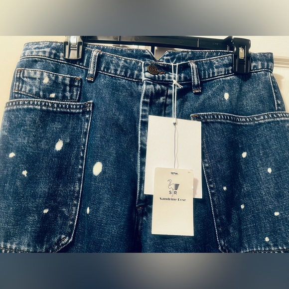 Sandrine Rose with Free People NWT high-rise 5 button closure - Picture 3 of 11